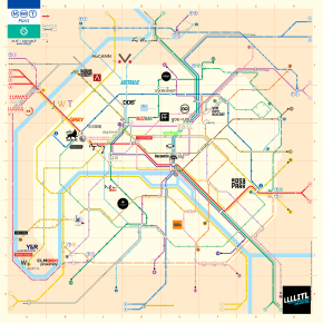 La carte de Paris des agences de publicité ! La carte de Paris des agences de publicité !