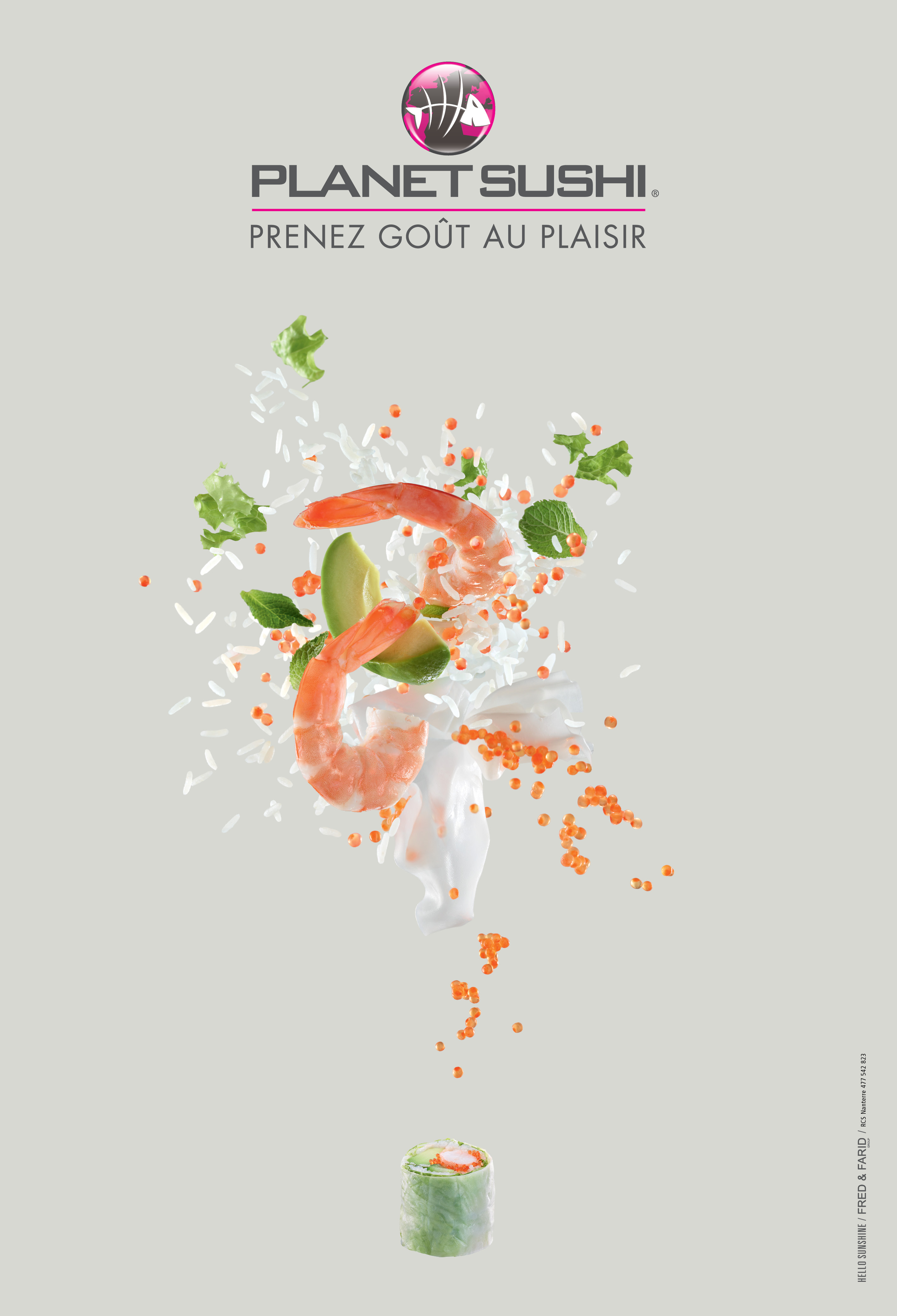 llllitl-planet-sushi-publicité-print-poisson-japonais-chinois-design-alimentaire-hello-sunshine-fred-et-farid