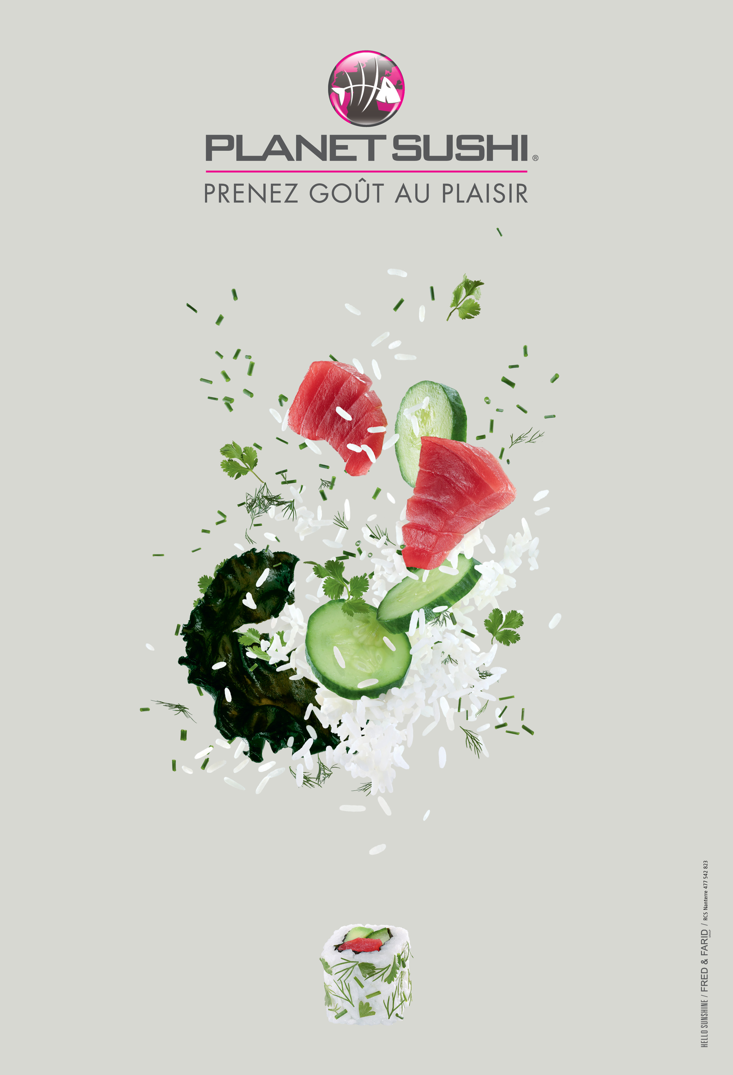 llllitl-planet-sushi-publicité-print-poisson-japonais-chinois-design-alimentaire-hello-sunshine-fred-et-farid