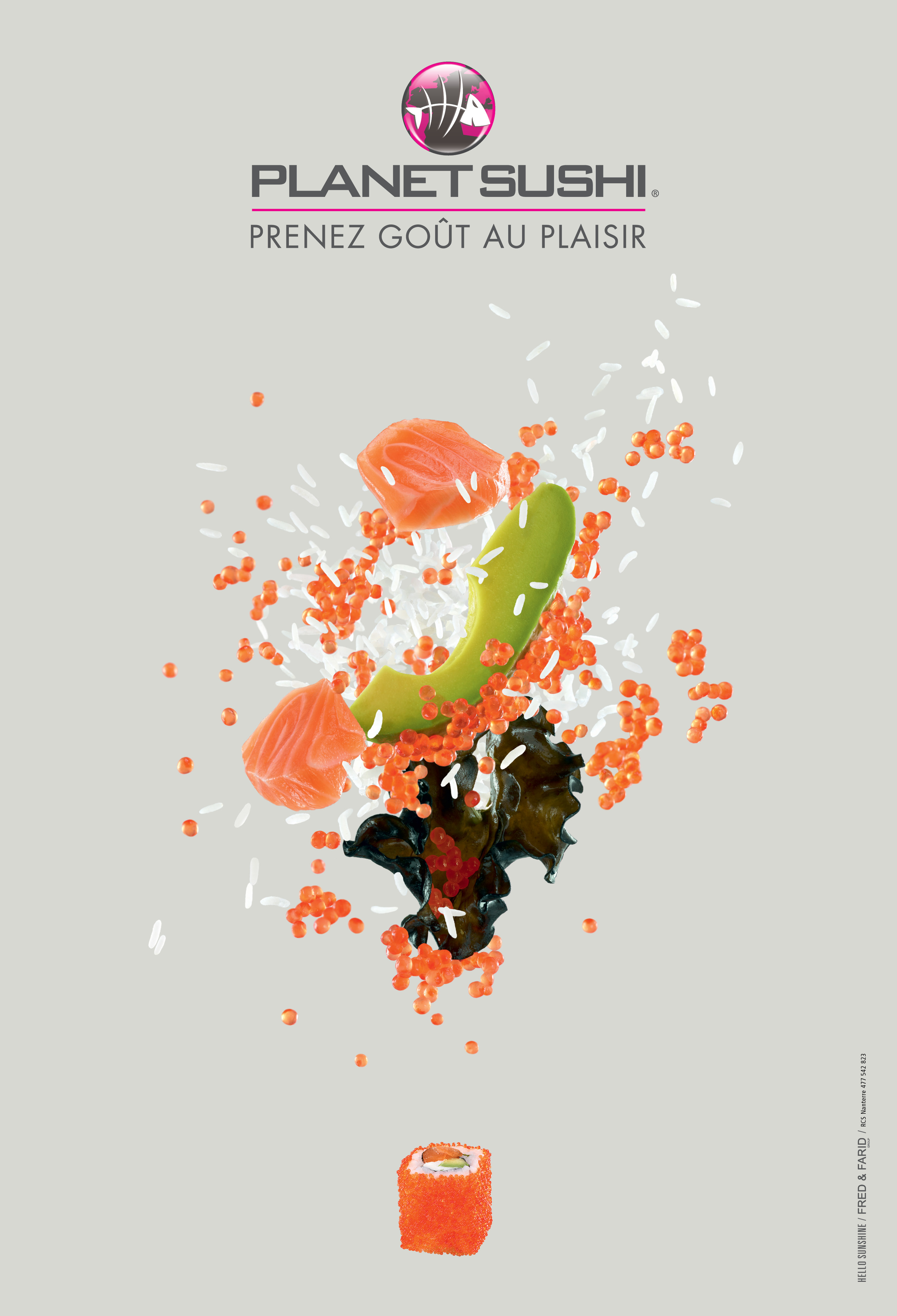 llllitl-planet-sushi-publicité-print-poisson-japonais-chinois-design-alimentaire-hello-sunshine-fred-et-farid