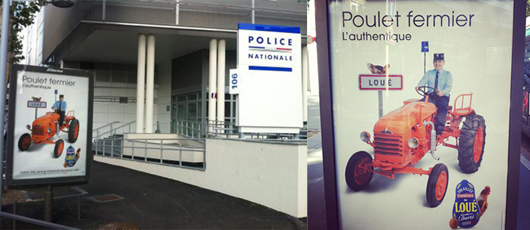 llllitl-poulets-de-loué-publicité-print-affichage-police-policiers-fermier-buzz-clermont-ferrand