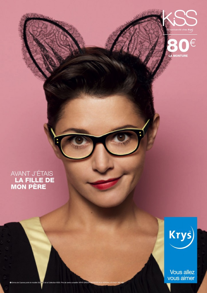 llllitl-krys-opticien-publicité-print-advertising-commercial-lunettes-collections-lambert-wilson-camille-lacourt-emma-de-caunes-antoine-de-caunes-clotilde-courrau-avant-j'étais-mais-ça-c'était-avant-agence-H-octobre-2012