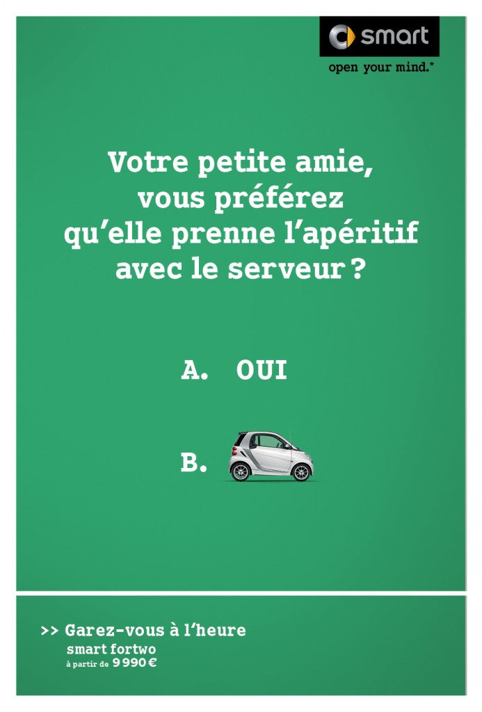 smart-publicité-marketing-affiche-print-garez-vous-à-lheure-question-oui-non-clm-bbdo-3