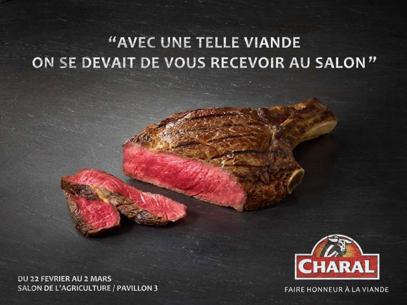 charal-viande-salon-de-l'agriculture-2014-publicité-affiche-qualité-salon-agence-leo-burnett-france