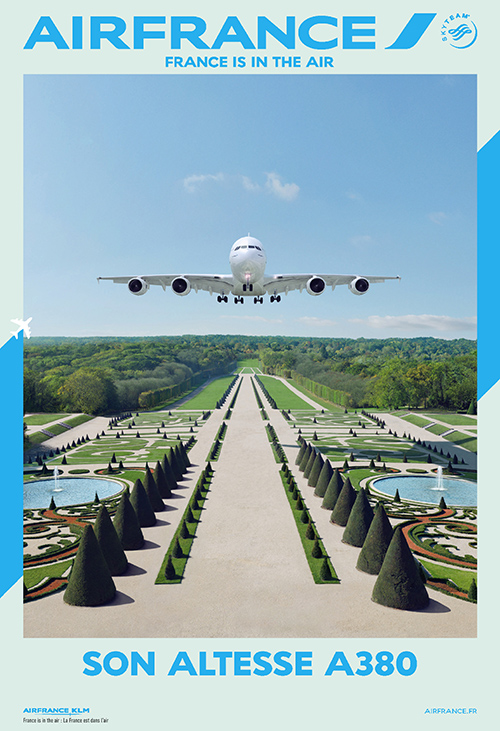 air-france-publicité-affiche-print-marketing-2014-france-is-in-the-air-paris-versailles-A380-new-york-sky-priority-brésil-dakar-agence-betc-5