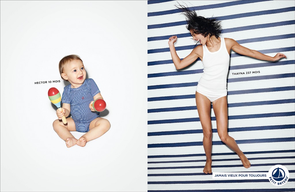 petit-bateau-publicité-marketing-marinière-rayures-bébé-adulte-avant-après-jamais-vieux-pour-toujours-agence-betc-3