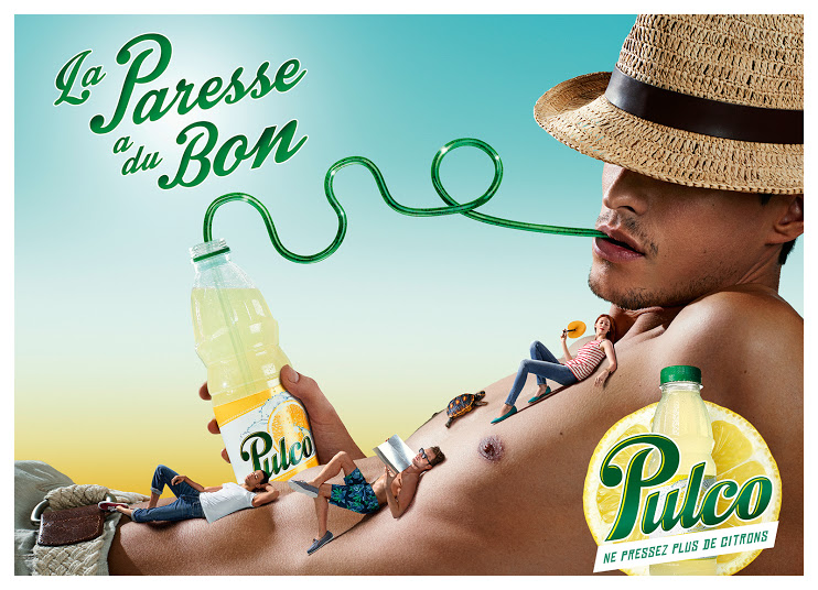 pulco-publicité-marketing-print-été-2014-la-paresse-a-du-bon-ne-pressez-plus-de-citrons-fraicheur-paille-agence-fred-farid-2