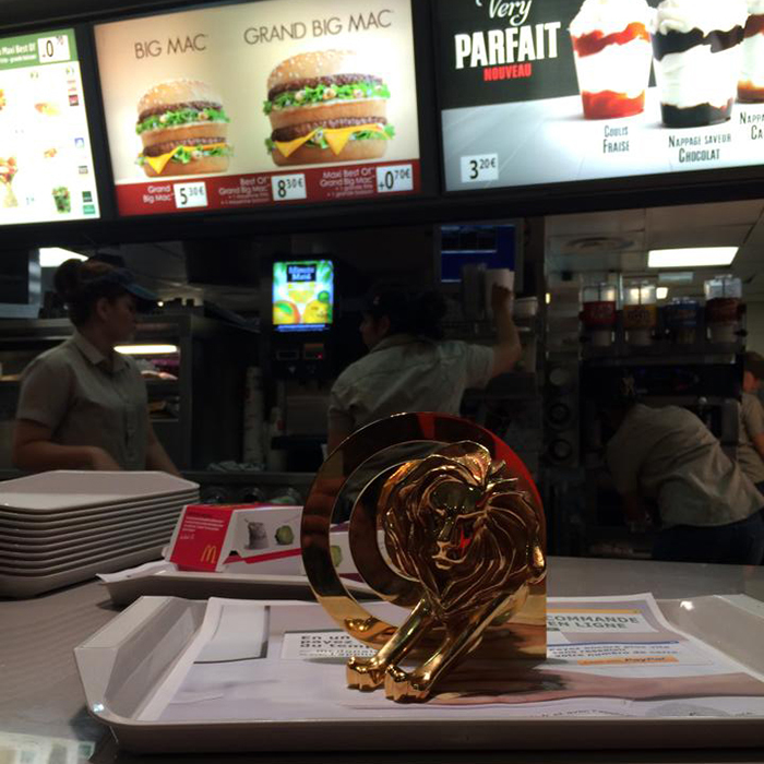 cannes-lions-2014-photos-publicité-festival-mcdonalds-fast-food-burger-gold-lion-prix-mcdo-cannes
