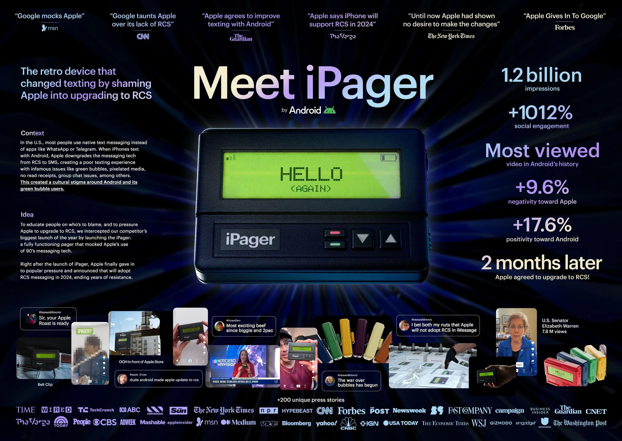 Google Android iPager David Miami cannes lions