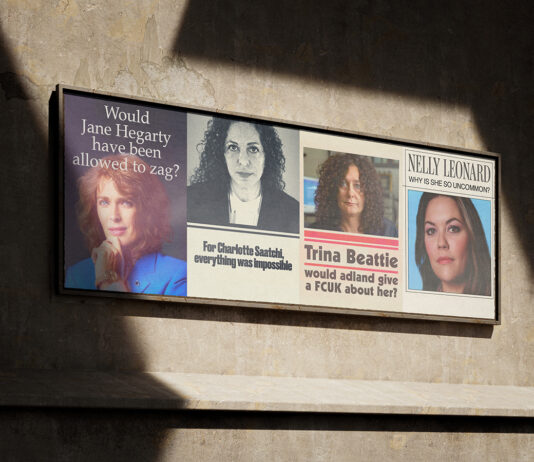 AnalogFolk legendary British UK male creatives turned into women with AI