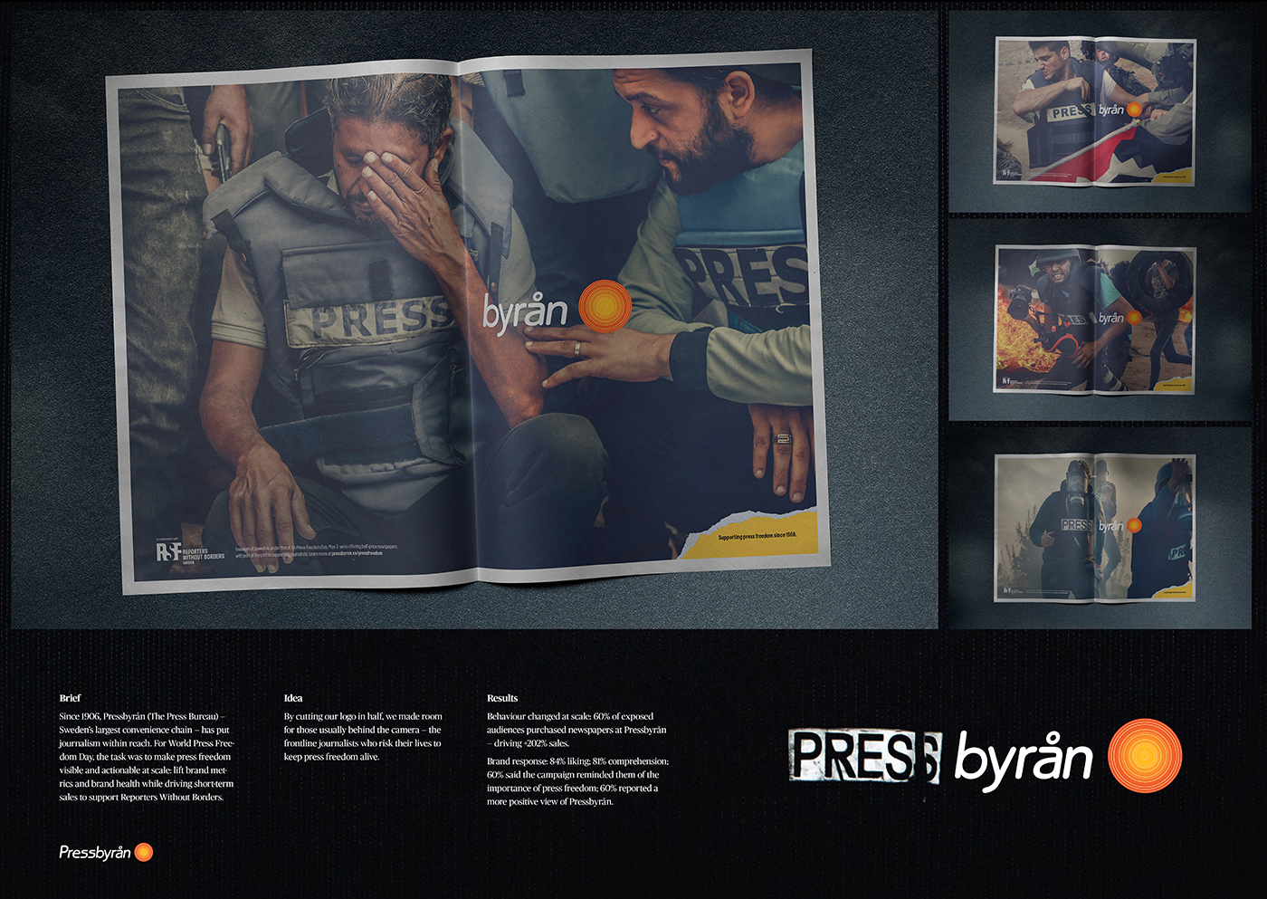 Eurobest 2025 Print and Publishing Grand Prix Pressbyrån Behind the Logo by NoA Åkestam Holst Stockholm Sweden