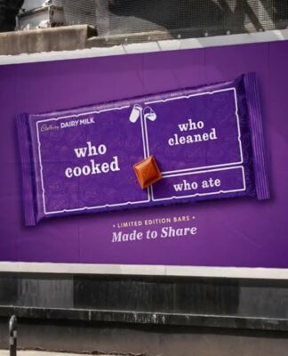 Cadbury – Made To Share: The witty and playful packaging