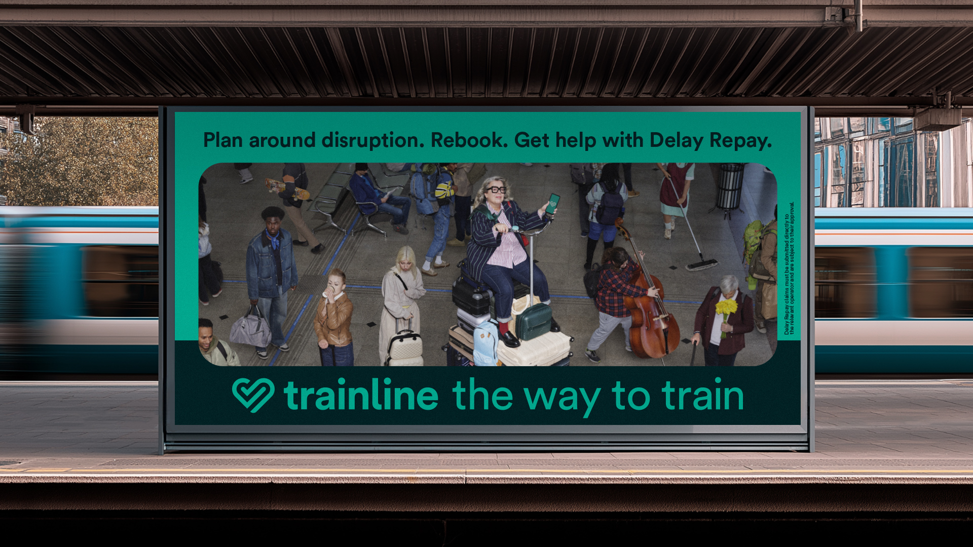 Trainline The Way To Train Wieden Kennedy Amsterdam OOH Out of Home 1