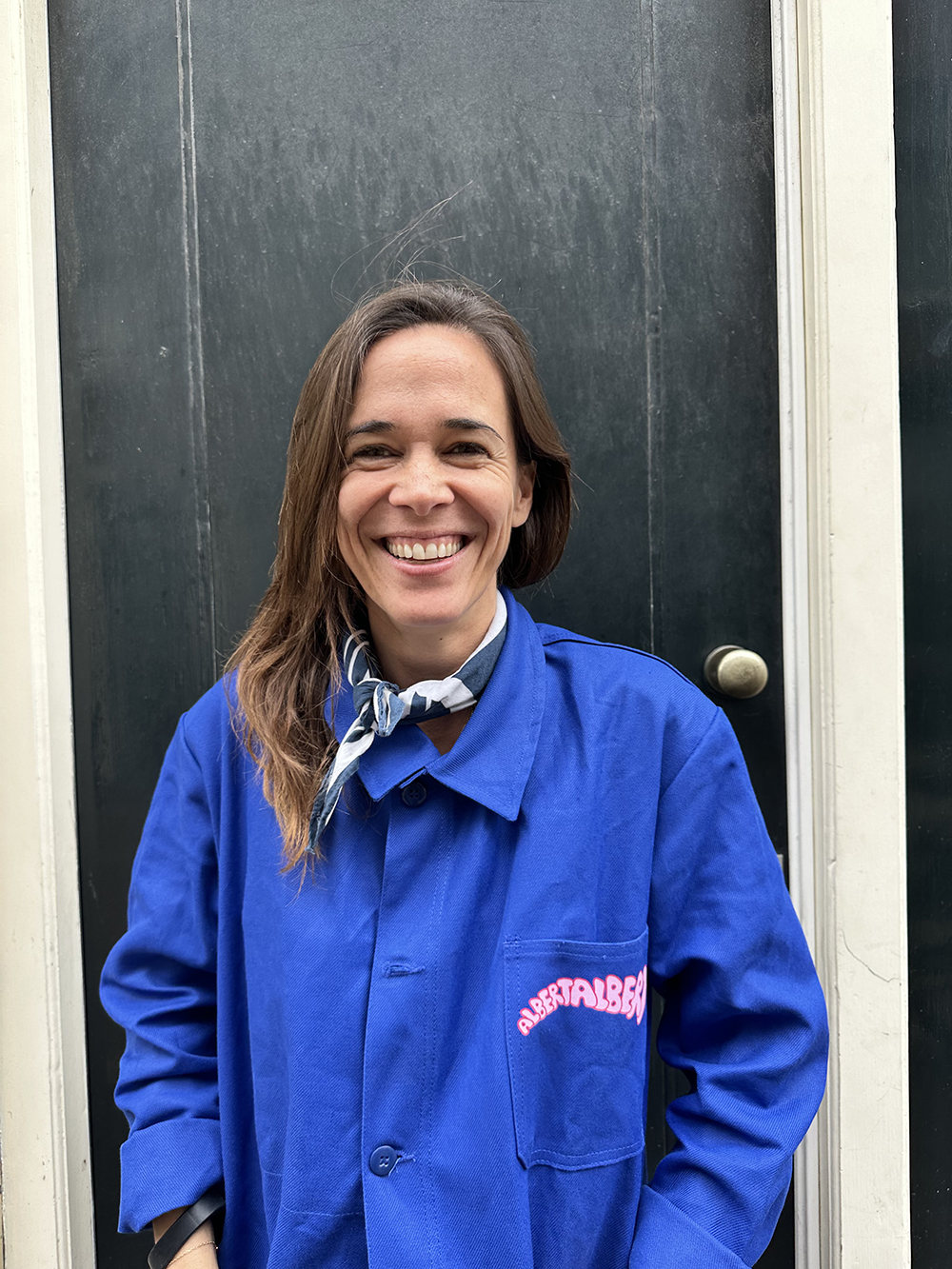Thierry Albert - Albert Albert Creative Studio Amsterdam blue jacket Sophie Ebrard