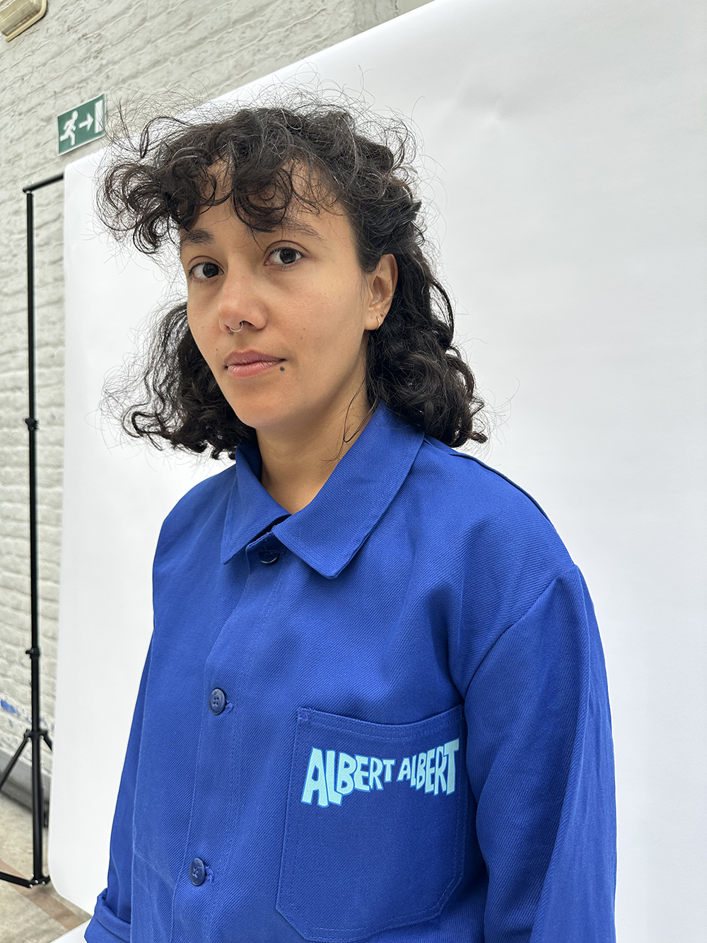 Thierry Albert - Albert Albert Creative Studio Amsterdam blue jacket