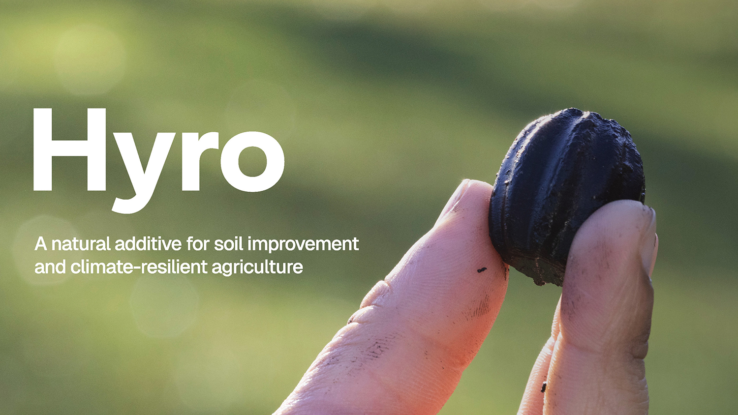 Hyro a natural additive for soil improvement and climate resilient agriculture