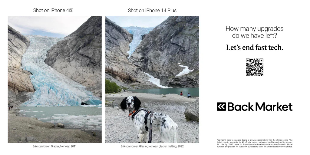 Back Market Briksdalsbreen Glacier Marcel Publicis Cannes Lions 2026