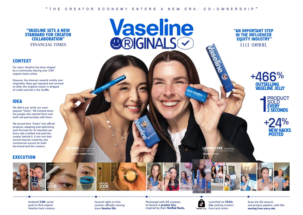 Cannes Lions 2026 Vaseline Originals by Ogilvy Singapore
