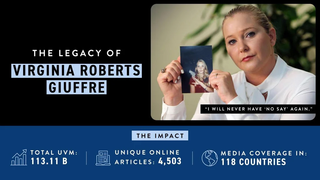 Cannes Lions 2026 Virginia Giuffre The Legacy of Virginia Giuffre, by Dini von Mueffling Communications New York