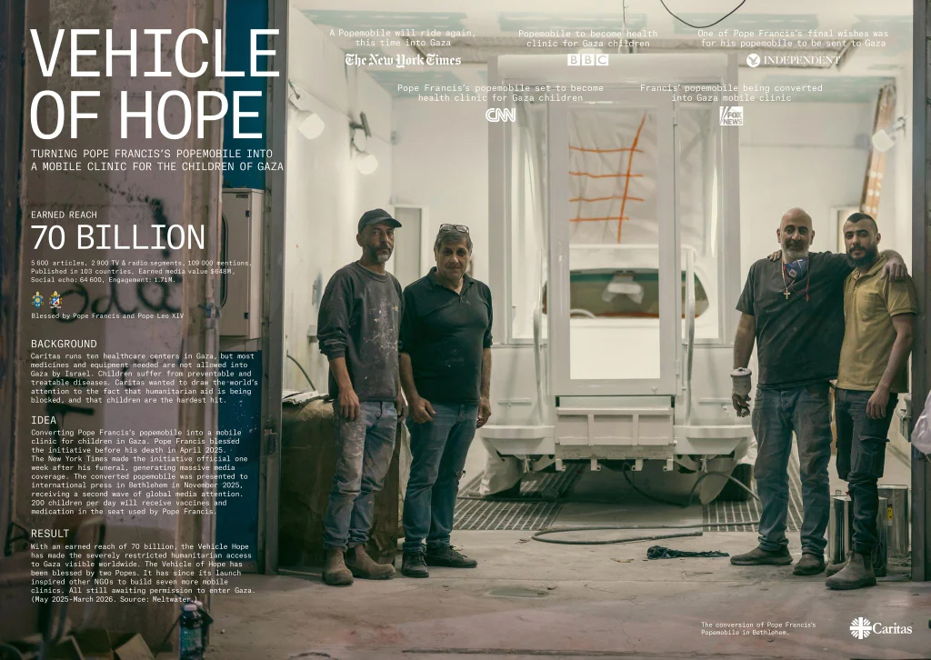 Caritas Vehicle of Hope by Differ Stockholm Colony, Stockholm