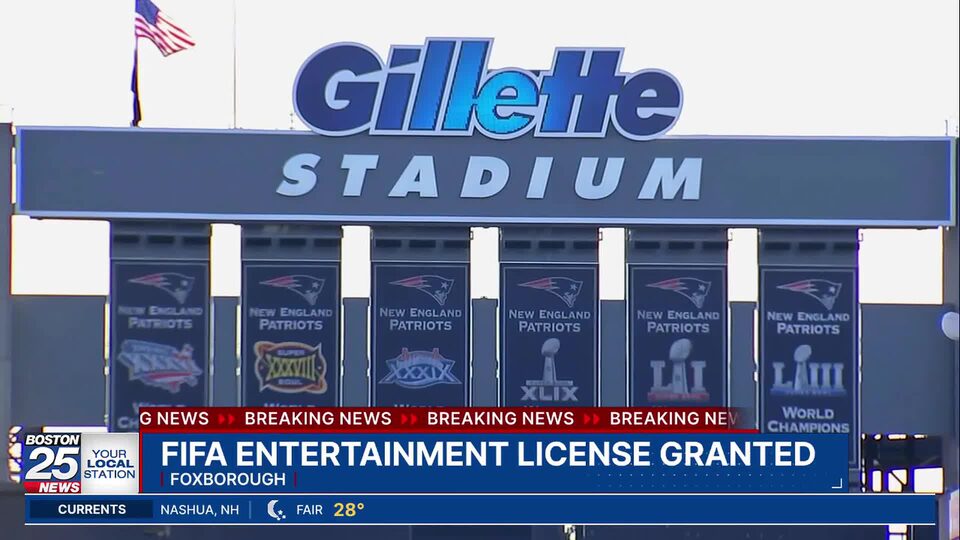 Gillette Stadium Boston logo FIFA World Cup 2026