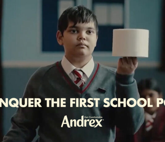 andrex conquer the first school poo fcb london