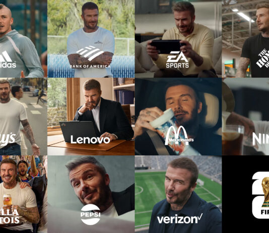 David Beckham FIFA World Cup 2026 advertising marketing ads sponsors