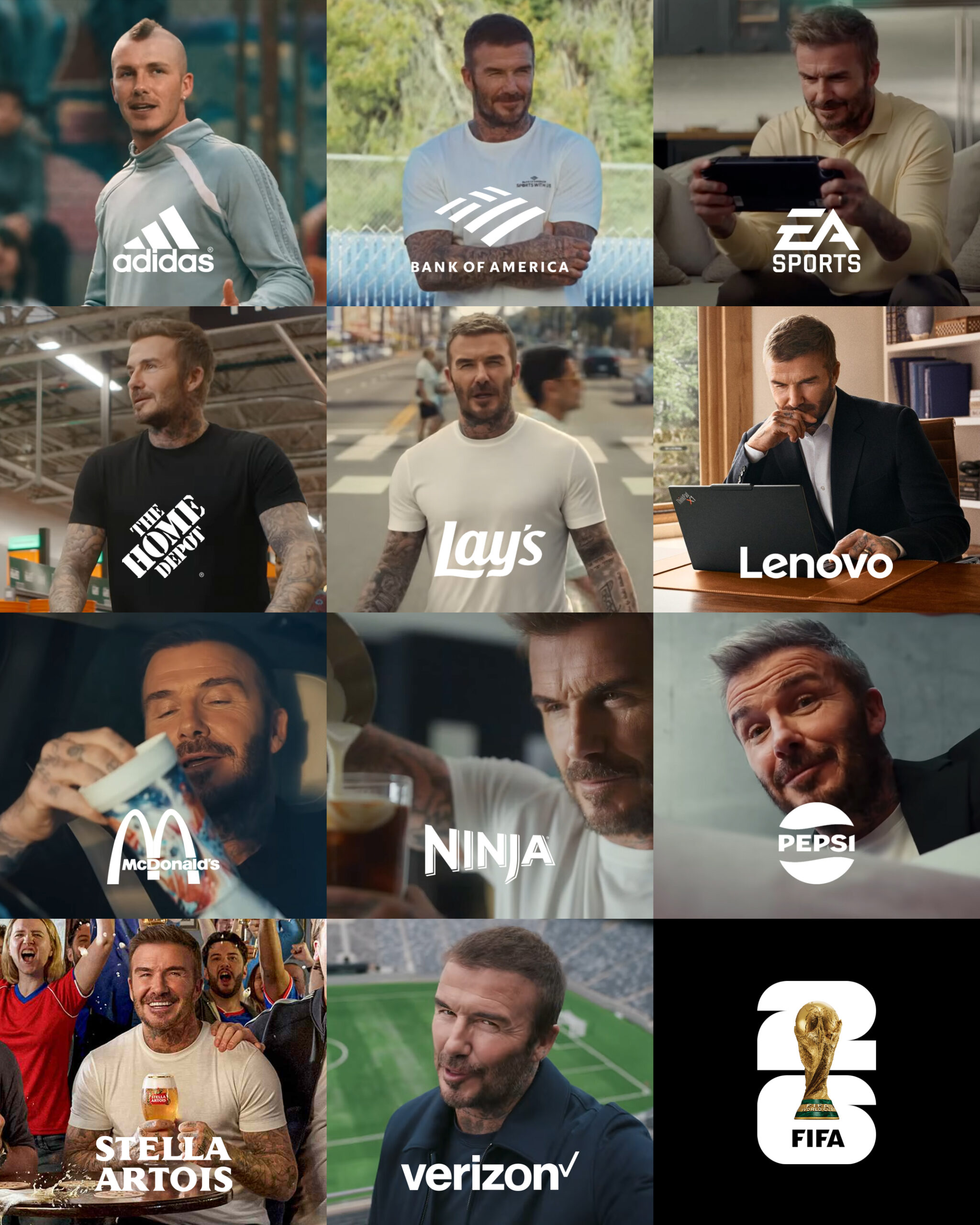 The 11 World Cup Ads starring David Beckham