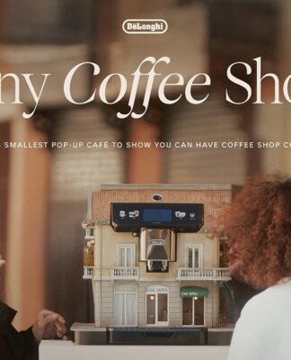 DeLonghi – Tiny Coffee Shops: The Handcrafted Miniature Cafés DeLonghi Tiny Coffee Shops
