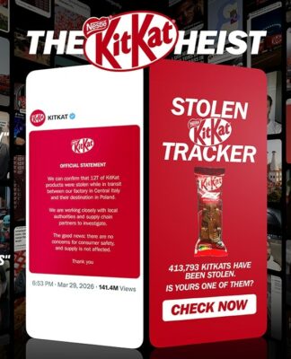 KitKat – The KitKat Heist: Finding 12 Tonnes Of Stolen KitKat Bars KitKat The KitKat Heist case study