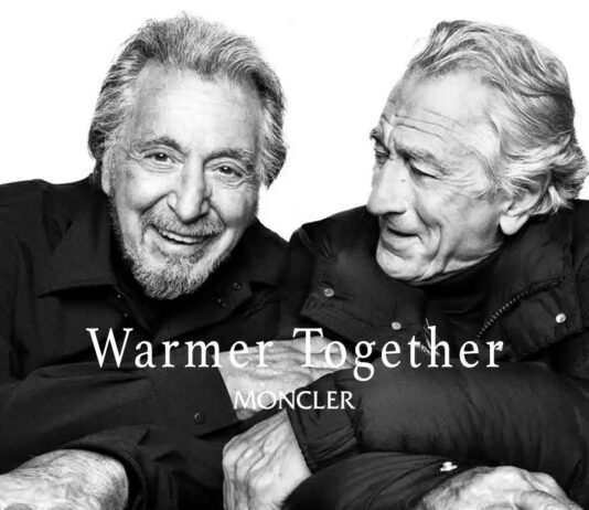 Moncler Warmer Together Al Pacino Robert De Niro Warm Friendship