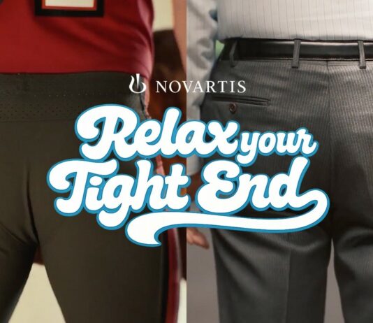 Novartis – Relax Your Tight End: A Hilarious Campaign For Prostate Cancer Screening Novartis - Relax Your Tight End