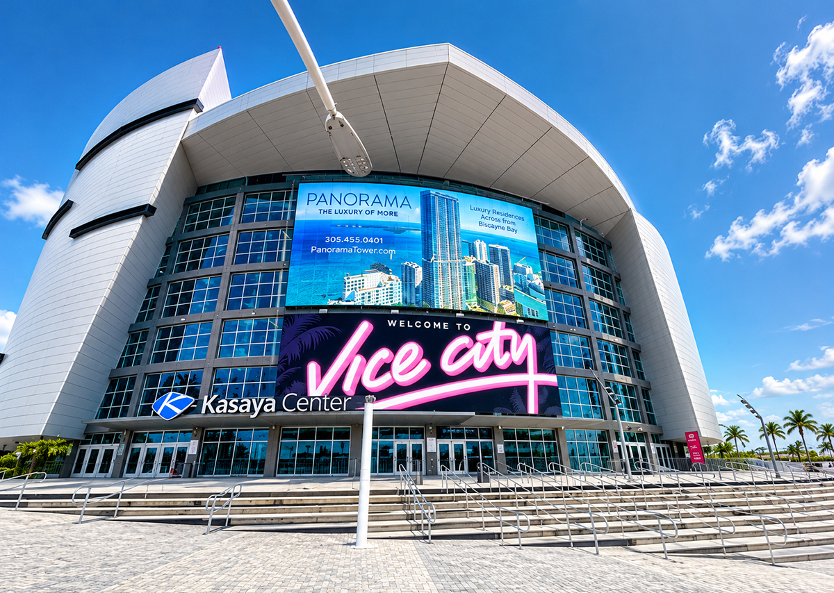 gta-vi-6-miami-takeover-landmark-footprint-Kaseya-Center-miami-heat-nba-billboard-welcome-to-vice-city-october-2026
