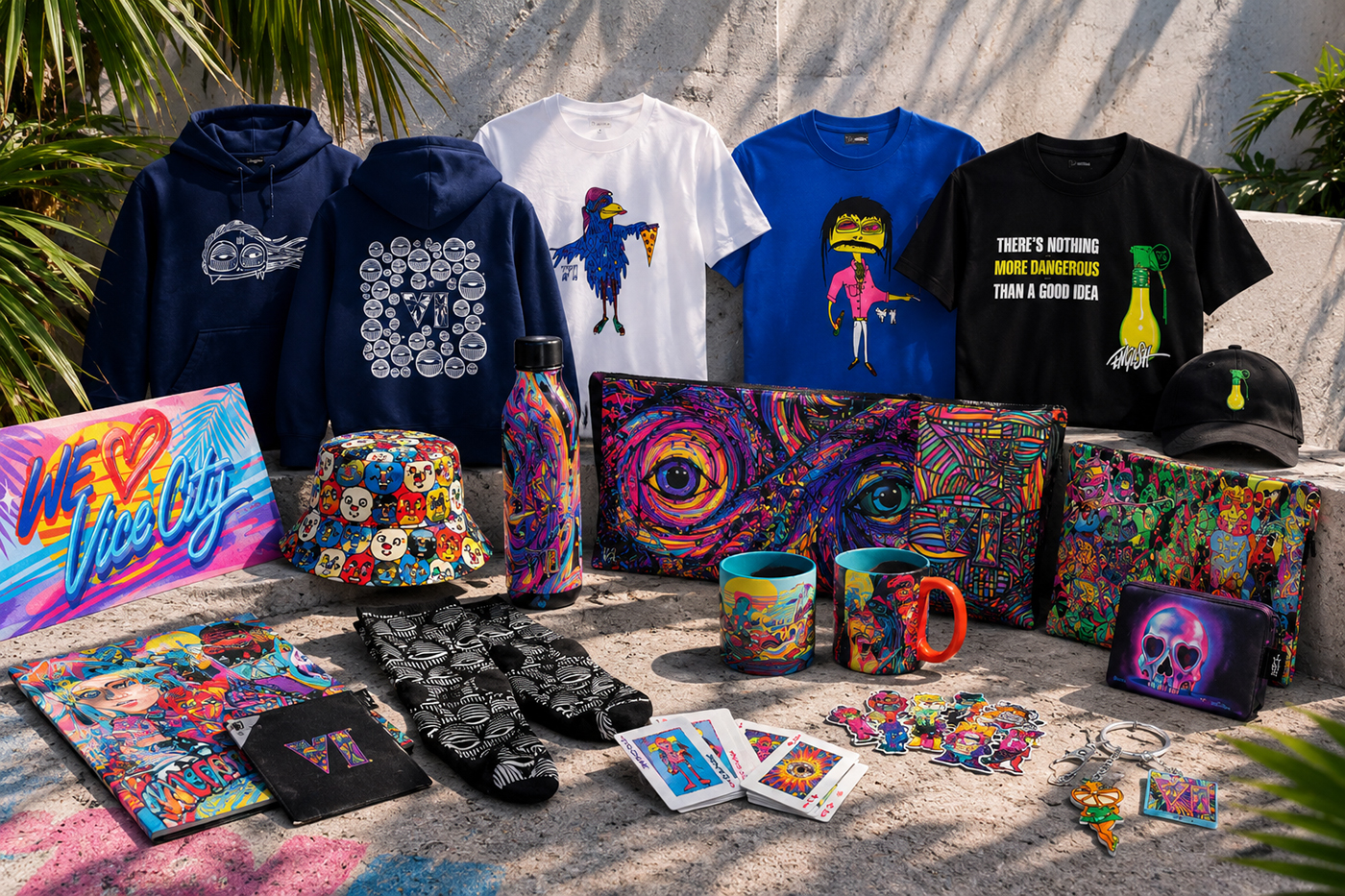 gta-vi-6-miami-wynwood-walls-murals-street-art-graffiti-artists-merchandising-bundles-DENIAL-FAILE-Gons-and-Audet-Lady-AIKO-Ron-English-Tristan-Eaton-vice-city-arts-october-2026